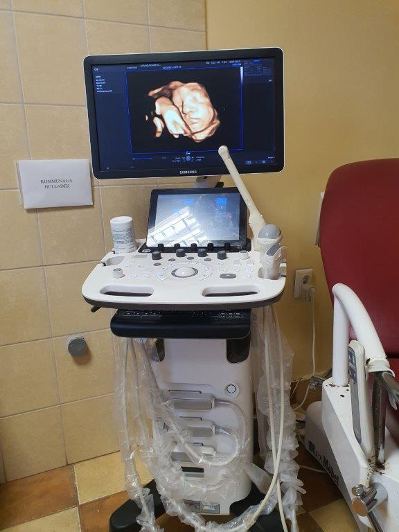 Használt Samsung Medison HS40 típusú ultrahang készülék 2D/3D/4D/5D hasi vizsgálófejjel