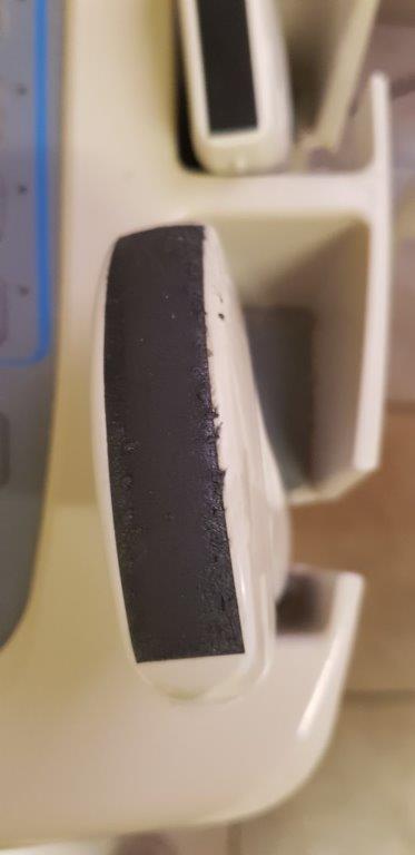 Használt Medison SonoAce 8000EX ultrahang készülék hasi vizsgálófeje - akusztikus lencse cserére szorul