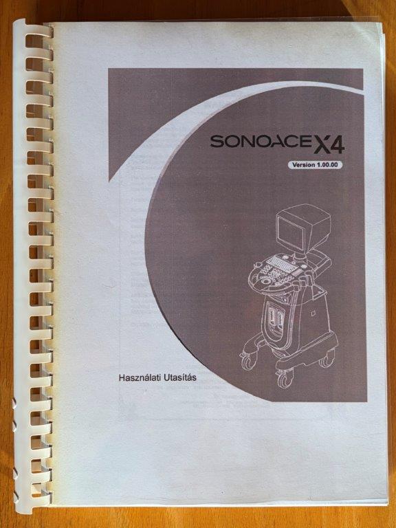 Használt SonoAce X4 két vizsgálófejjel